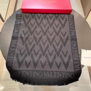 Valentino V Jacquard Sacrf Unisex Cashmere Black