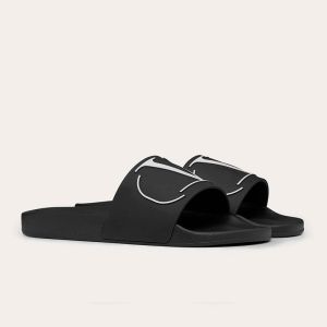 Valentino VLogo Signature Slides Unisex Rubber Black