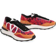 Valentino Lacerunner Sneakers with VLogo Unisex Lace and Mesh Red/Orange