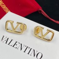 Valentino VLogo Signature Earrings In Metal With Mini Pearls Gold