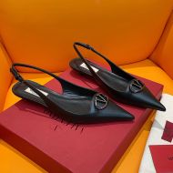 Valentino Vlogo Slingback Ballerinas Women Calfskin Black