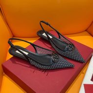 Valentino Vlogo Slingback Ballerinas Women Mesh Black