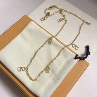 Valentino VLogo Signature Necklace In Metal With VLogos Gold